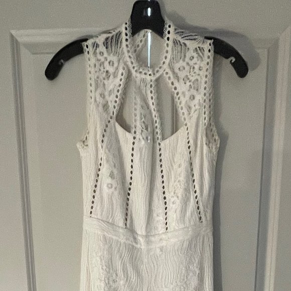 Alexis | Pants & Jumpsuits | White Lace Jumper | Poshmark